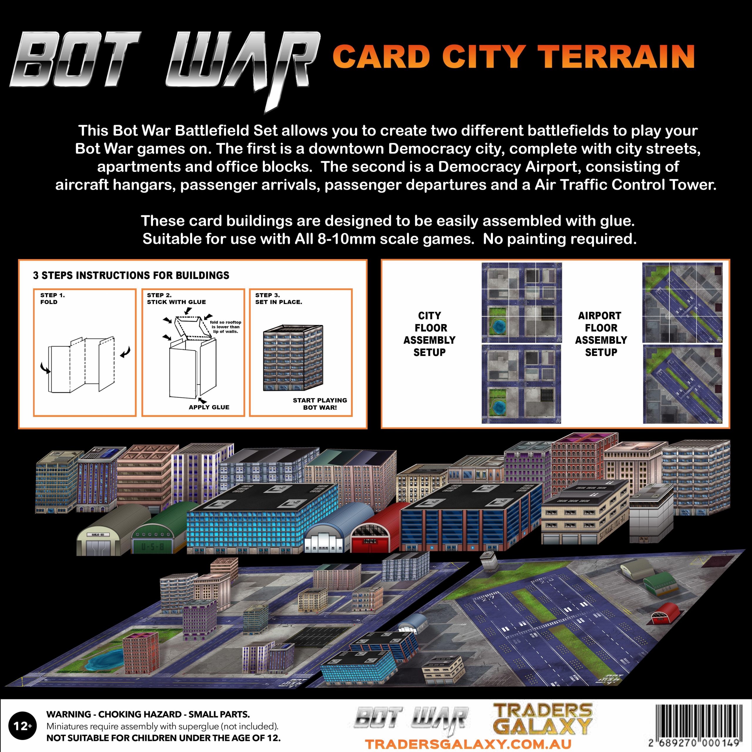 Bot War Card City/Airport Terrain Set! - Image 2