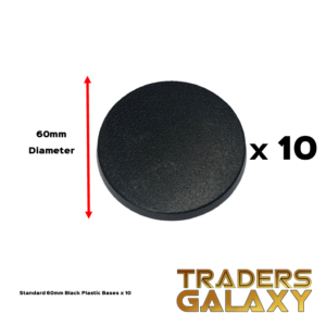 Bases - Black Round 60mm