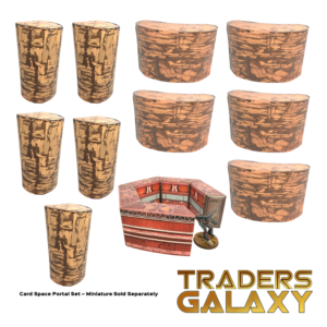 Space Portal and Desert Rocks Card Terrain (Limited)