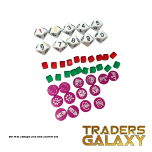 Bot War Game Counters and Damage Dice