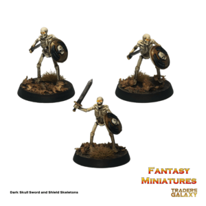 Skeleton Warriors with Swords and Shields
