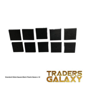 30mm Square Bases x 10