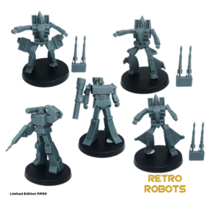 Retro Robots Limited Edition RR50 Set