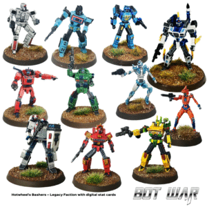 Hotwheel's Bashers - Legacy Faction for Bot War 3 - Digital Stat Cards Included