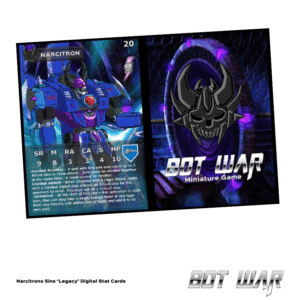 Narcitrons Sins Legacy Faction Stat Cards for Bot War 3 - Digital Product