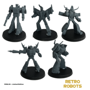 Retro Robots - Limited Edition - RRBL50