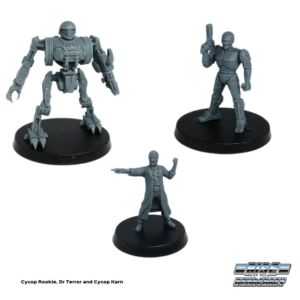 Cycop Rookie, Dr Terror and Cycop Karn