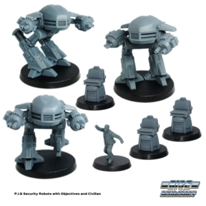 P.I.G Security Robots and Objectives