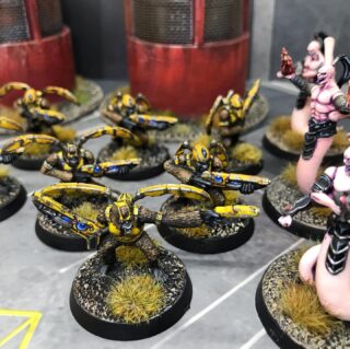 A Tamarin squad battles Lahmian cultists! Www.tradersgalaxy.com.au #tabletopwargaming #tabletopminiatures #wargameminiature #miniaturewargames #tabletopgames #tabletop #botwar #tradersgalaxy #wargameminiature #wargameminiatures #skirmishwargames #spacemarines40k #40k #warhammer40k #tabletopwargaming #tabletopwargames #tabletopminiatures #wargames #tabletopgaming #battletechminiatures